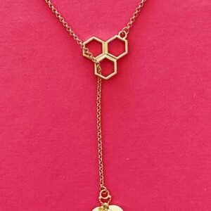 Bee With Me Necklace, Gold
