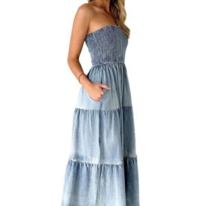 WOMEN DENIM FASHION DRESS