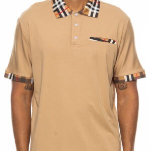 Checkered Detail Polo