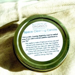Space Clearing Candle/ Intention Candle / Organic Soy Candle / Candle - Image 7