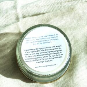 Space Clearing Candle/ Intention Candle / Organic Soy Candle / Candle - Image 8
