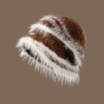 Korean Style Autumn And Winter Plush Knitted Mixed Color Stripe Warm - Image 9