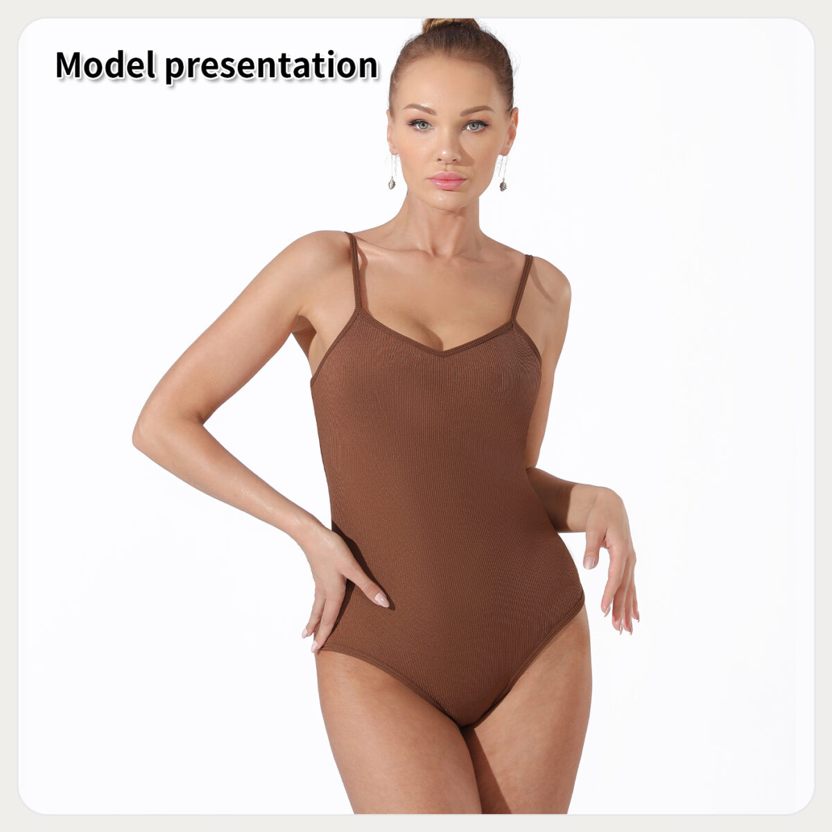 Women's Fashion Simple Solid Color Bodysuit - Image 10