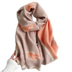 Cashmere-like Short Beard Tassel Thickened Warm Shawl Scarf - Image 5