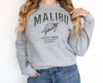 Women's Fashionable Solid Color Printed Long Sleeved Sweatshirt - Image 3
