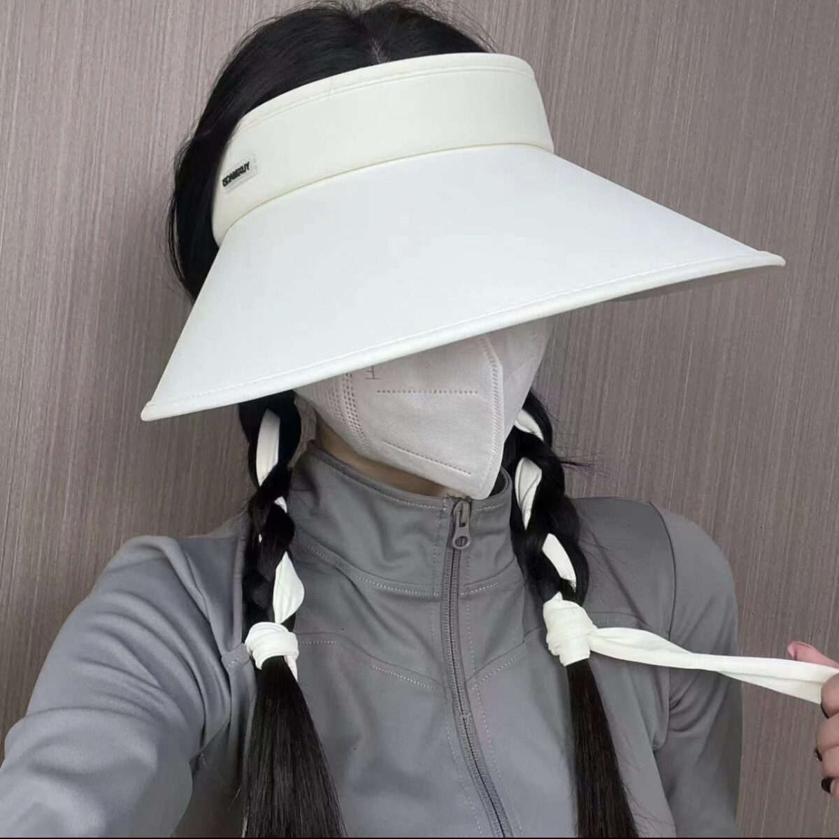 Air Top Sun Protection Hat Female Summer Cycling UV Protection - Image 4