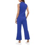 Sleeveless Top Wide Leg Cropped Pants - Image 6