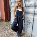 Casual High Waist All-matching Straight Jumpsuit For Women - Image 2
