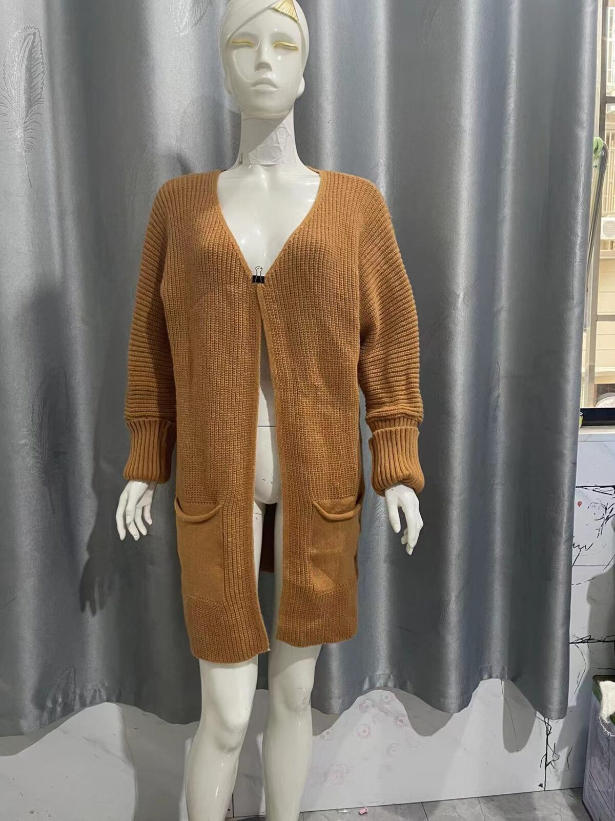 Long Jacket With Loose Pockets - Image 1