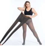 Leggings Winter Plus Velvet Thick Adjustable Pantyhose Super Elastic Large Size - Image 3