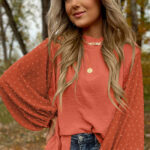 Women's Round Neck Chiffon Blouse