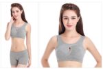 Plus Size Women Bra Ladies Cotton Quake-Proof Underwear Sleep Tops No Buckles Non Wire Lingerie With Removable Padded - Image 7