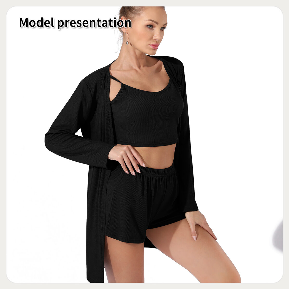 Women's Fashion Simple Solid Color Suit - Image 1
