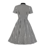 Striped button vintage dress - Image 4