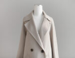 Korean Style Temperament Mid-length Over-the-knee Double-sided Cashmere Woolen Coat - Image 4