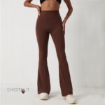 High Waisted Hip Lifting Tight Pants And Wide Leg Fitness Pants - Image 4