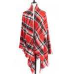 Women's Cashmere-like Plus-sized Double-sided Qicaigei Scarf Shawl - Image 7