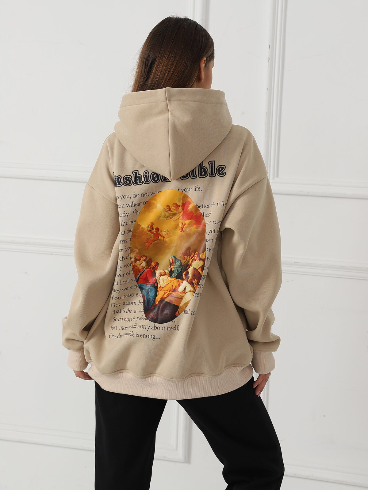 Women's Fashionable Casual Printed Long Sleeved Sweatshirt - Image 1