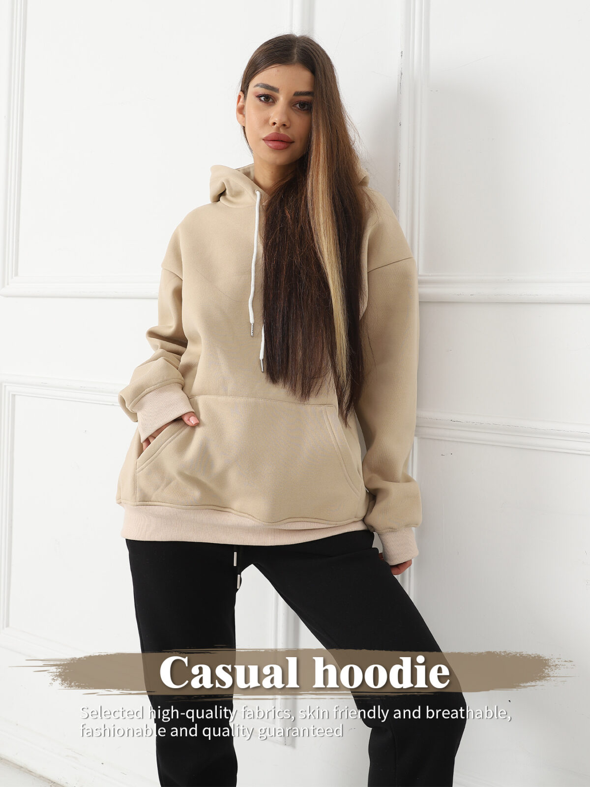Women's Fashionable Casual Printed Long Sleeved Sweatshirt - Image 6