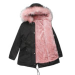 Parka Cotton-padded Coat Mid-length Hooded - Image 9