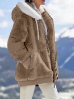 Plush Hooded Jacket - Image 4