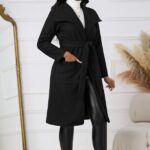 Women's Belted Winter Coat - Image 4