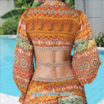 Women's Floral Large Hem Dress - Image 6
