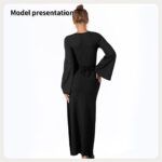 Women's Fashion Simple Solid Color Dress - Image 4