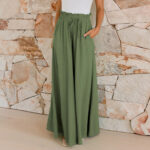 Loose Summer Wide Female Draped Casual Pants - Image 6