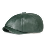 Leather Octagonal Cap Women's Retro - Image 8