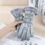 Warm Gloves Winter Women's Touch Screen Fleece-lined Thickened - Image 7