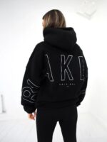 Women's Simple Loose Embroidered Lamb Fleece Coat - Image 8