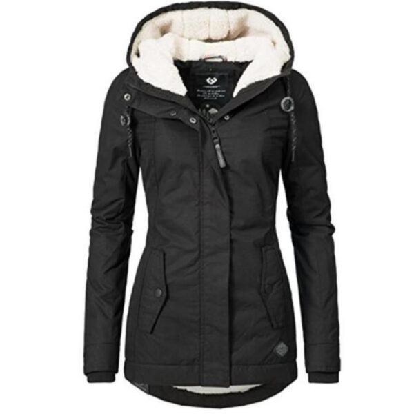 Plus velvet padded cotton women