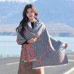 Retro High Sense Artificial Cashmere Scarf - Image 10