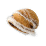 Korean Style Autumn And Winter Plush Knitted Mixed Color Stripe Warm - Image 2