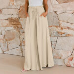 Loose Summer Wide Female Draped Casual Pants - Image 8