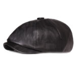 Leather Octagonal Cap Women's Retro - Image 5