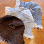 Jean Fisherman Hat Women's Spring And Summer Thin Washed Old Frayed Edge Bucket Hat Outdoor - Image 2