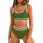 Bikini Tight-fitting Solid Color Swimsuit For Women - Image 6
