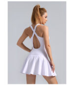 High-stretch Dresses, New Summer Nude Anti-walking Sports Dresses - Image 6