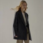 Women's Loose Mid-length Niche Suit Leather Coat - Image 4