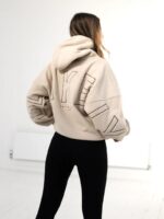 Women's Simple Loose Embroidered Lamb Fleece Coat - Image 3