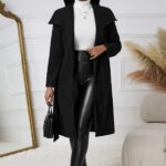Women's Belted Winter Coat - Image 6