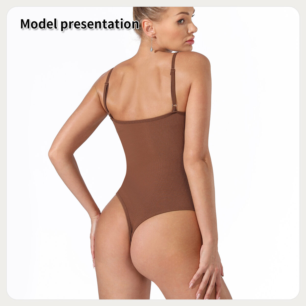 Women's Fashion Simple Solid Color Bodysuit - Image 8