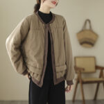 Retro Cotton Padded Thickened Cotton-padded Jacket Short Coat - Image 5