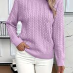 Versatile Fashion Classic Twist Round Neck Sweater - Image 10