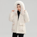Horn Button Parka Women's Loose - Image 7