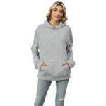 Casual Hooded Pocket Sweatshirt Women - Image 4