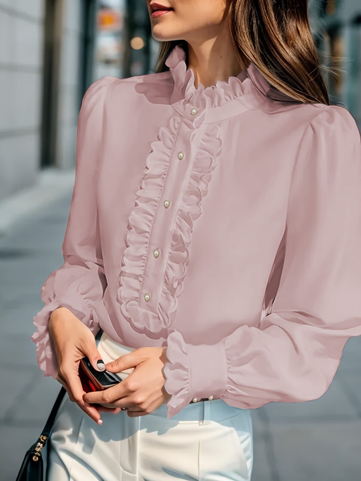 Elegant Ruffle Blouse - Image 10