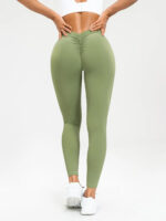 Women's Yoga Pants High Waist Lift High Elastic Tight Fitness Trousers - Image 3